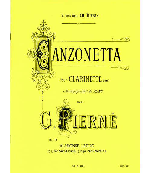 Pierne G. - Canzonetta - Klarinette