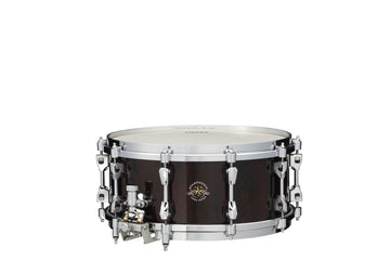STARPHONIC BUBINGA BRAVURA 14X6 CONCERT SNARE DRUM W/MULTI SNARE FRAME GLOSS NATURAL CORDIA