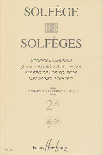 LAVIGNAC ALBERT - SOLFEGE DES SOLFEGES VOL.2A SANS ACCOMPAGNEMENT