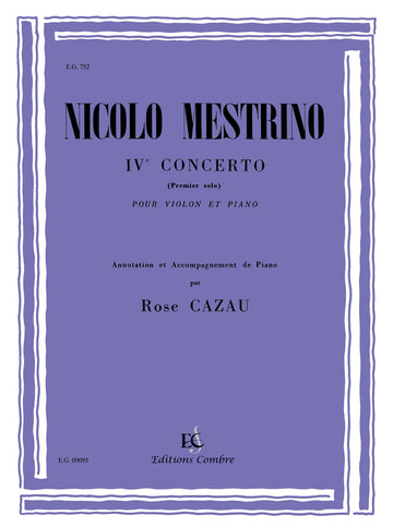 Mestrino - 1er Solo Du 4eme Concerto - Violon