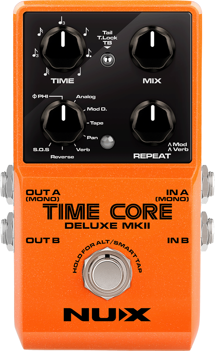 DELAY-PEDAL MIT 7 VERSCHIEDENEN SOUND-MODI