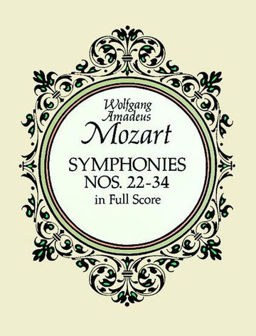 Mozart W.a. - Sinfonien N°22 BIS 34 - Vollständige Partitur