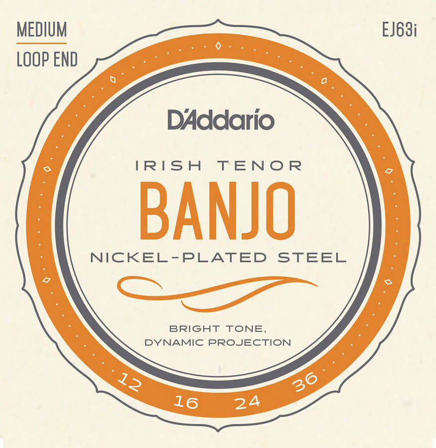 EJ63I Saiten für Banjo Light Tenor Irisch 12-36