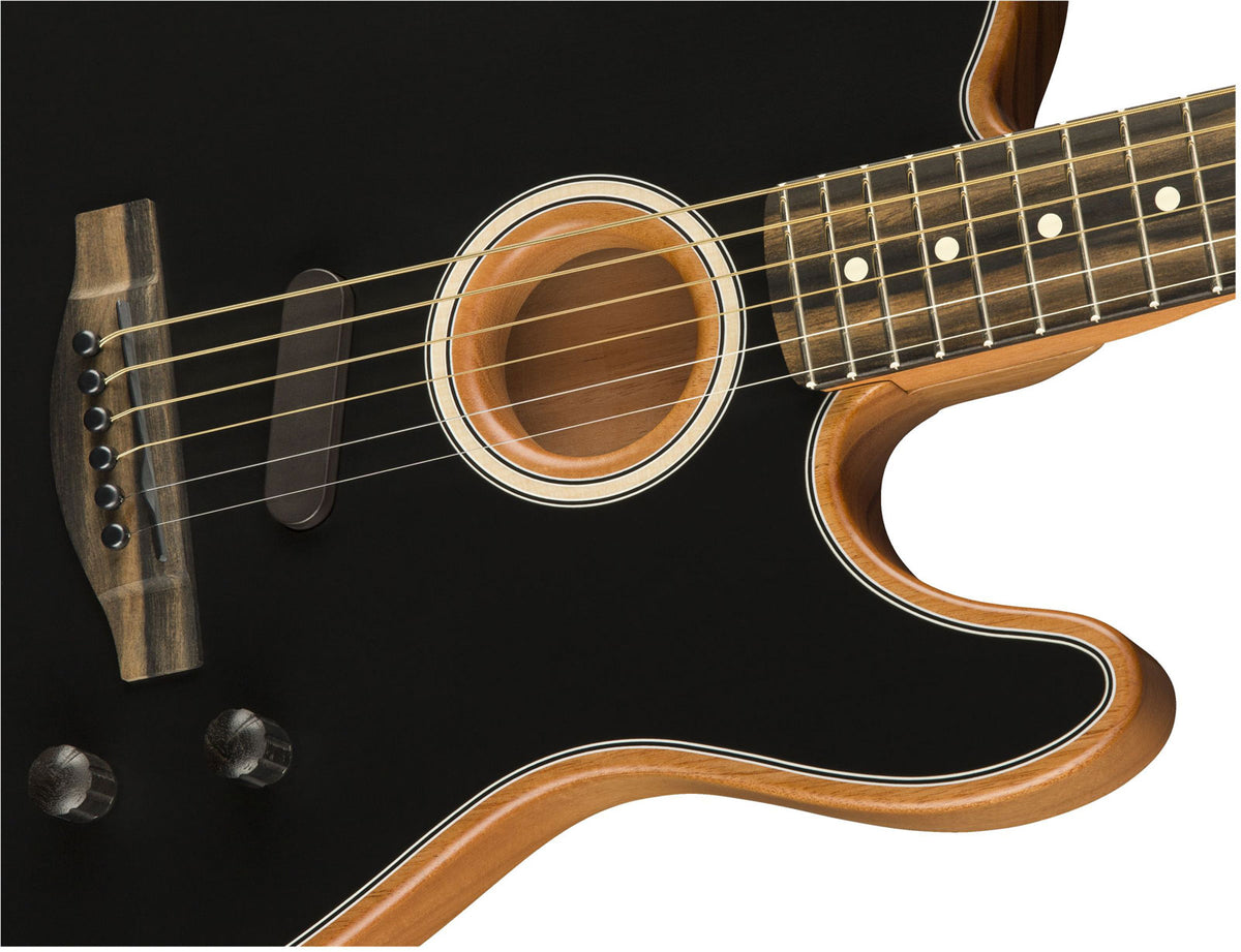 Telecaster American Acoustasonic Ebo Schwarz