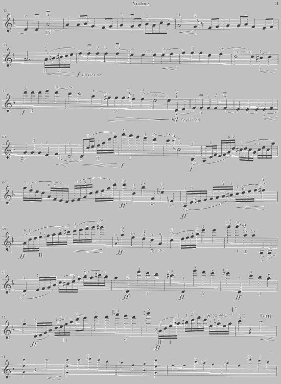 LALO E. - SYMPHONIE ESPAGNOLE FOR VIOLIN AND ORCHESTRA D MINOR OP. 21