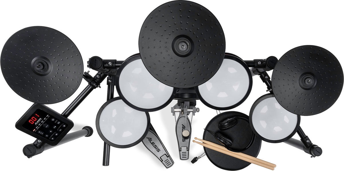 TURBOPROKIT 8-Piece All-in-One Electronic drum kit Set with Bluetooth