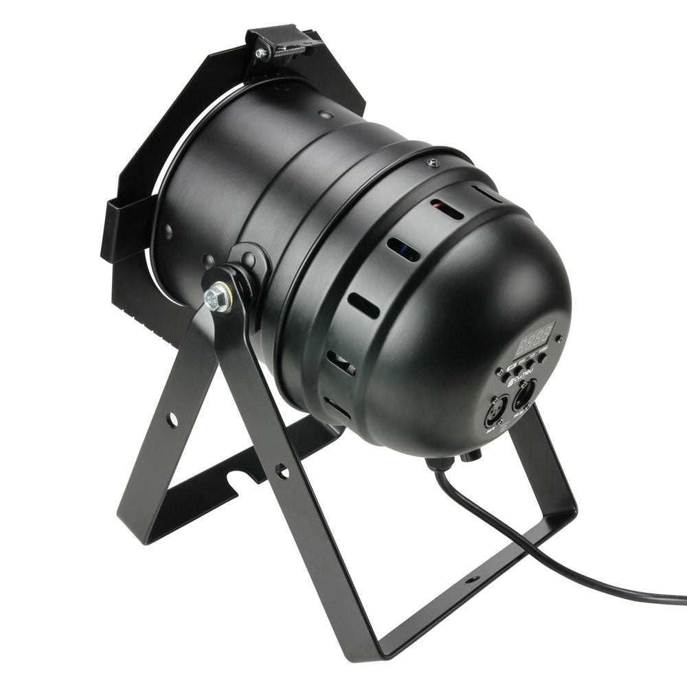 PAR 56 CAN 3W BS - Dreifarbiger LED-PAR-Scheinwerfer (RGB) - 9 X 3 W - Schwarzes Gehäuse