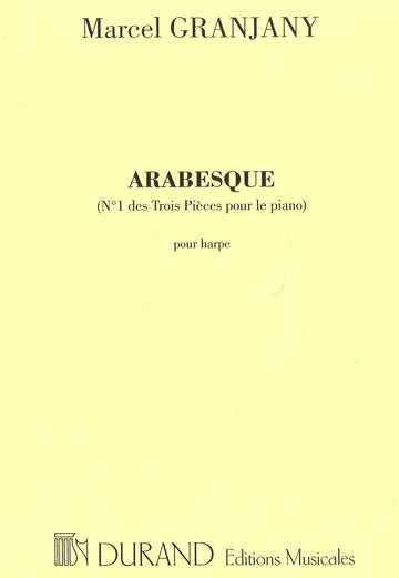 GRANDJANY M. - ARABESQUE - HARPE