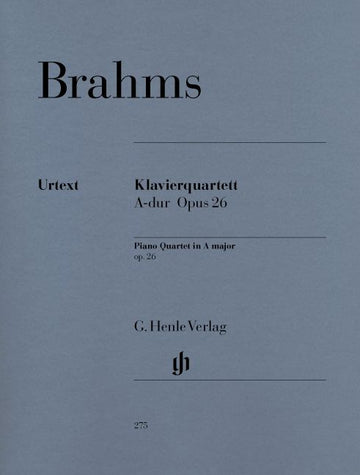 Brahms J. - Piano Quartet A Major Op. 26