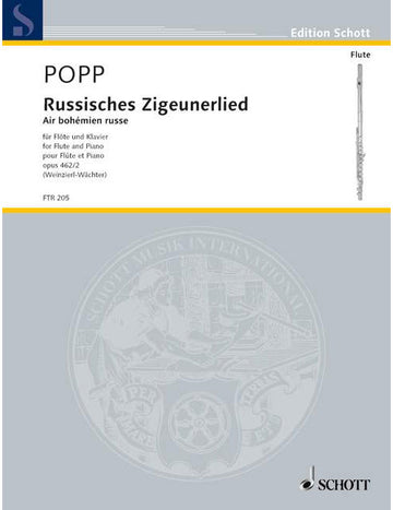 Popp - Air Bohémien Russe Op. 462/2 - Flöte und Klavier