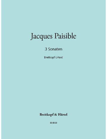Paisible - 3 Sonatas