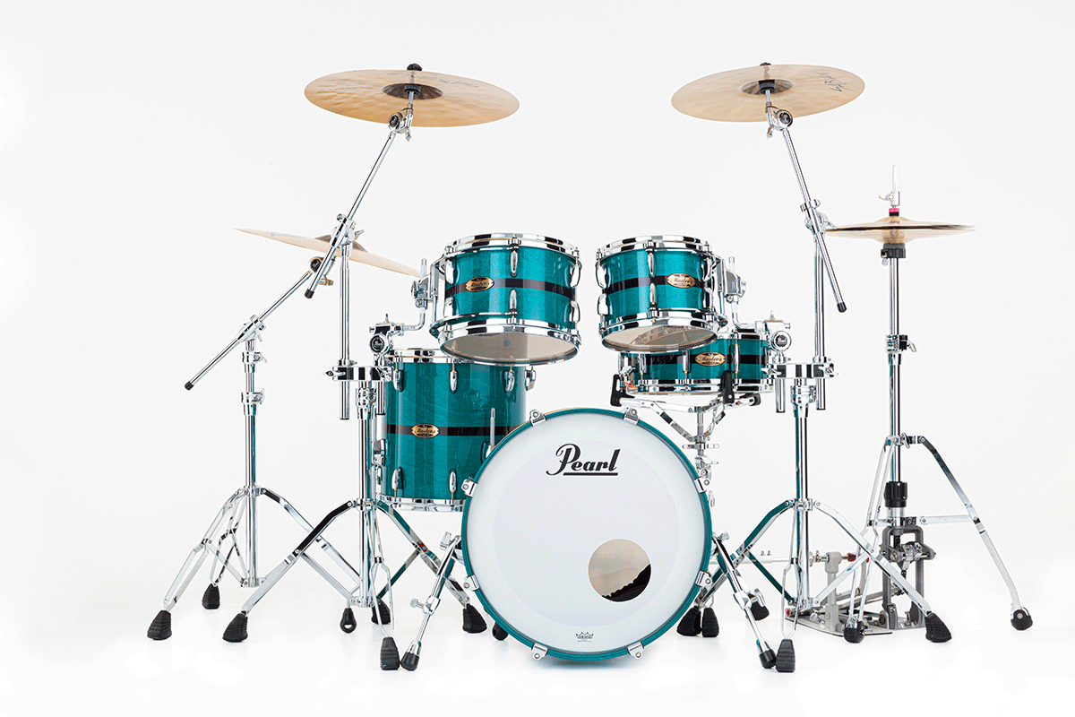 MASTERS MAPLE PURE FUSION 20 AQUA TURQUOISE STRIPE