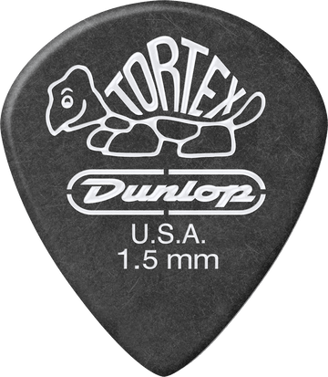 12 x 1,50mm Tortex Tiefschwarz Jazz III
