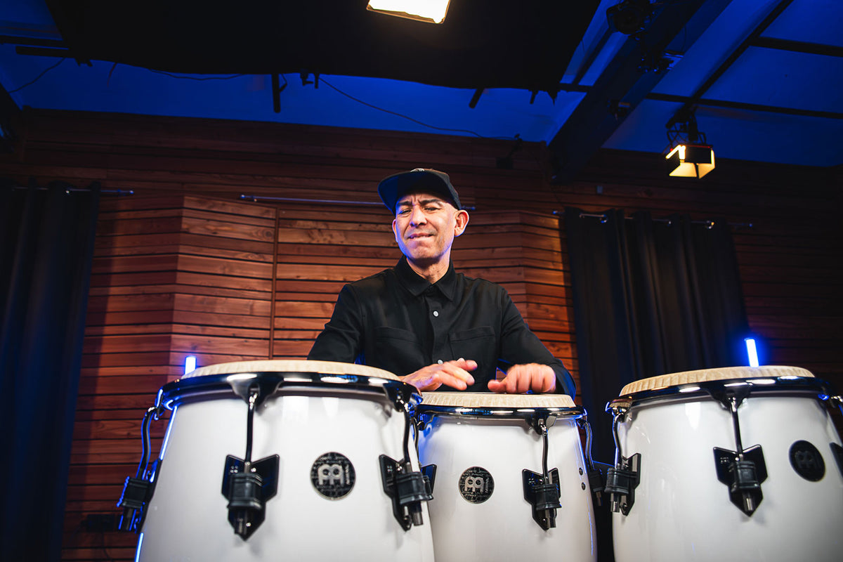 Artist Series Roberto Serrano Tumba 12 1/2" /REMO® Fiberskyn Heads - Pearl White