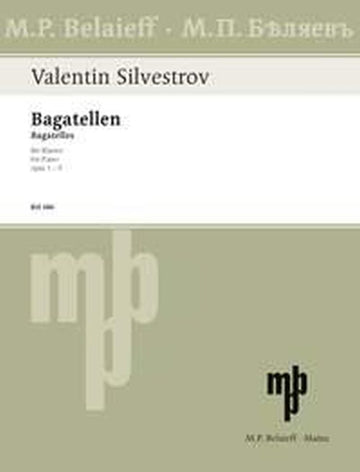 SILVESTROV VALENTIN - BAGATELLEN OP.1-5 - PIANO