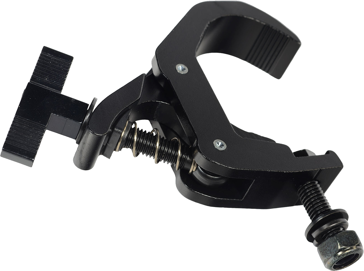 Black universal hook - Hexagonal nut