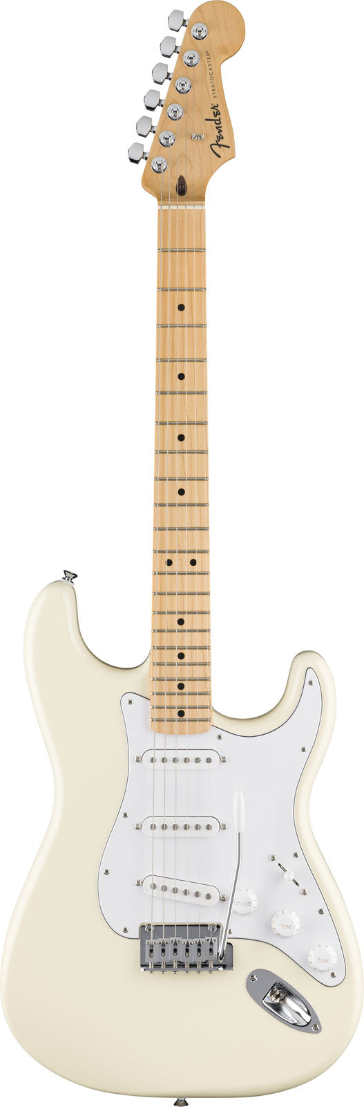 Standard Stratocaster MN Weißes Schlagbrett Olympic White