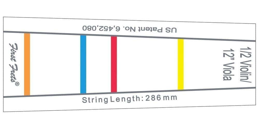 Griffbrettmarkierungen First Fret 303 MM Für Violine 3/4 Und Bratsche 33 CM (13")