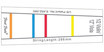 Griffbrettmarkierungen First Fret 33 MM Für Violine 3/4 Und Bratsche 33 CM (13")