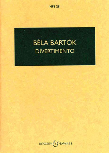 Bartok Bela - Divertimento - String Orchestra