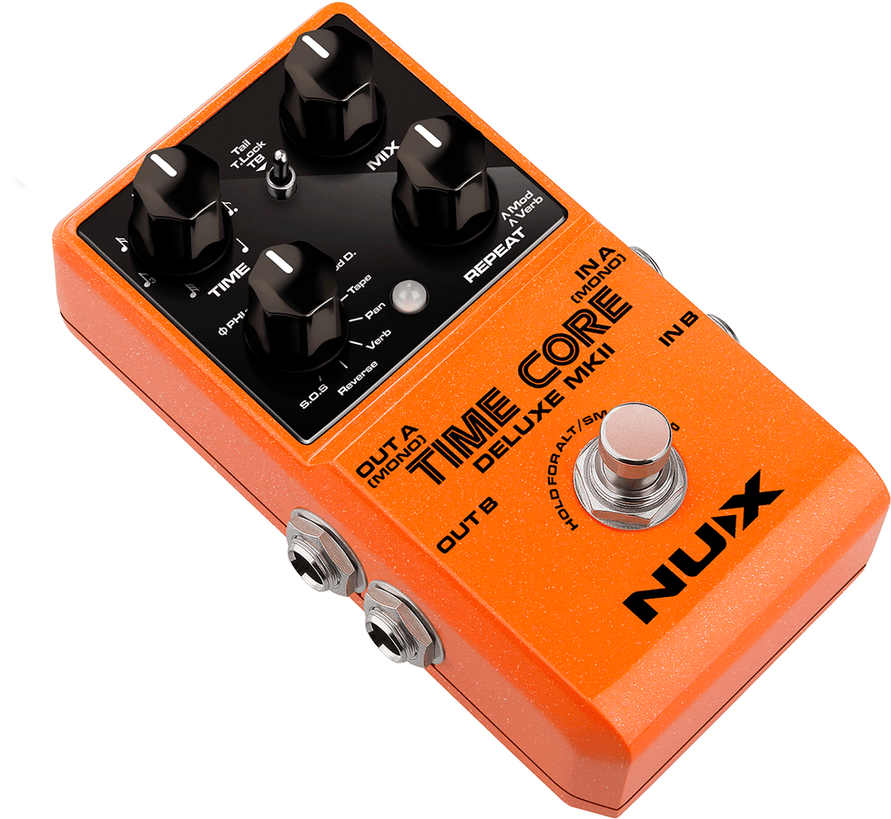 DELAY-PEDAL MIT 7 VERSCHIEDENEN SOUND-MODI