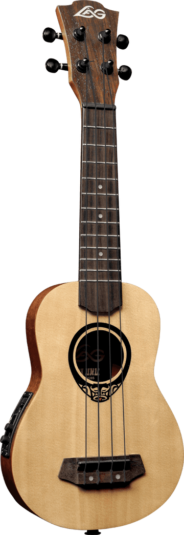 Tiki Baby Tku150Se Baby-Sopran-Ukulele Schlanker Gewölbter Boden Elektrisch
