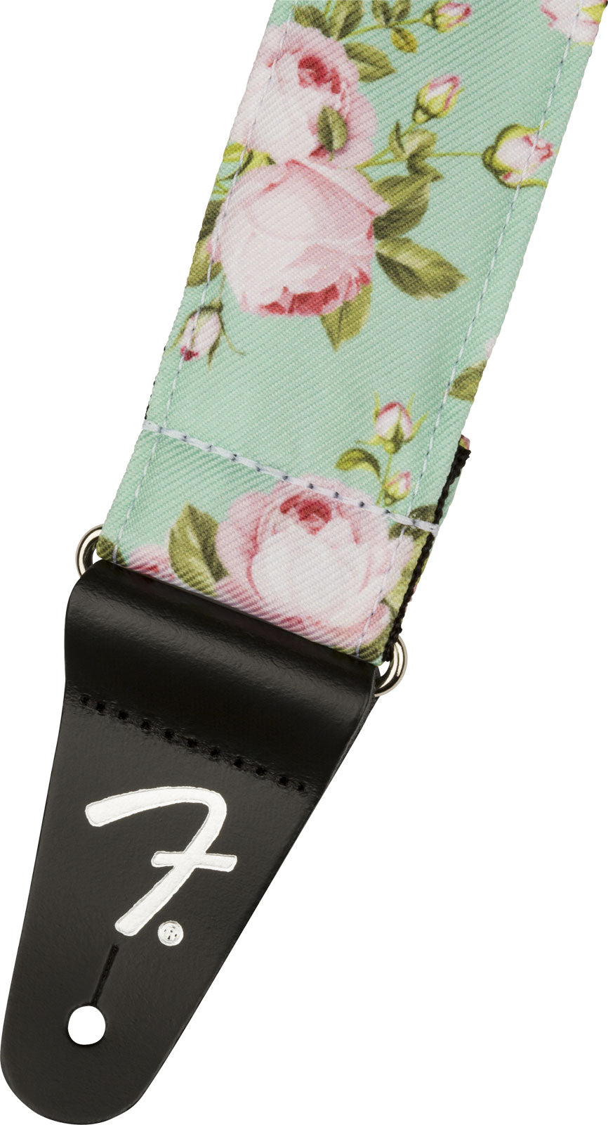 FLORAL STRAP SURF GREEN 2"