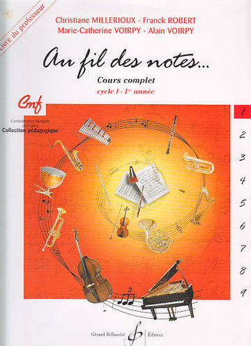 Divers Auteurs - Au Fil Des Notes Volume 1 - Livre Du Professeur