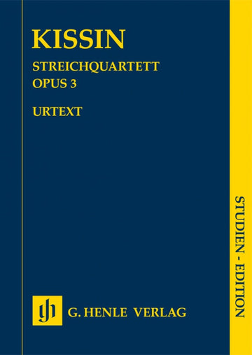 Kissin Evgeny - Streichquartett Opus 3 - Partitur