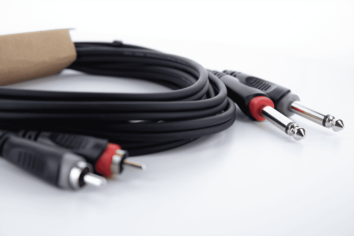 Audio-Doppelkabel Mono-Klinke - RCA 1,5 M