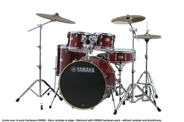 STAGE CUSTOM BIRCH - FUSION 20" - CRANBERRY RED + PACK HARDWARE HW680W
