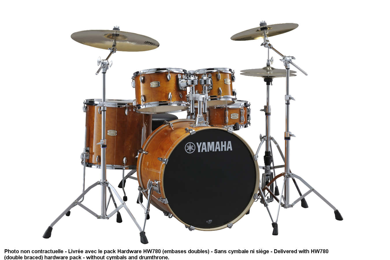 STAGE CUSTOM BIRCH - FUSION 20" - HONEY AMBER + PACK HARDWARE HW780