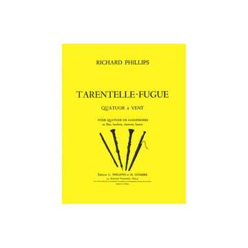 Phillips - Tarelle - Fugue - 4 Saxophone Oder Flöte Oboe Klarinette Und Fagott
