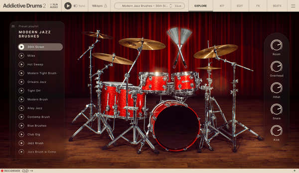 XLN Audio Addictive Drums 2 Modern Jazz Besen ADpak