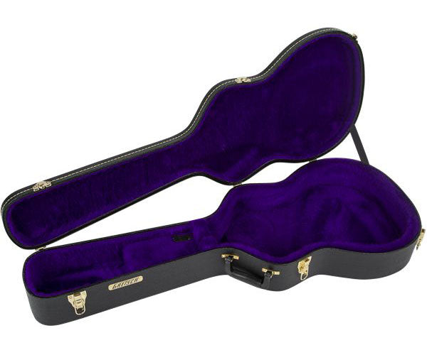 G6296 Rundhals-Resonator-Flattop-Koffer, schwarz