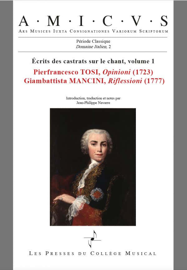 Schriften der Kastraten über den Gesang Vol.1