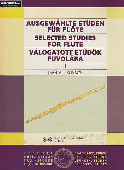 Bantai / Kovacs - Ausgewählte Studien für Flöte Bd.1