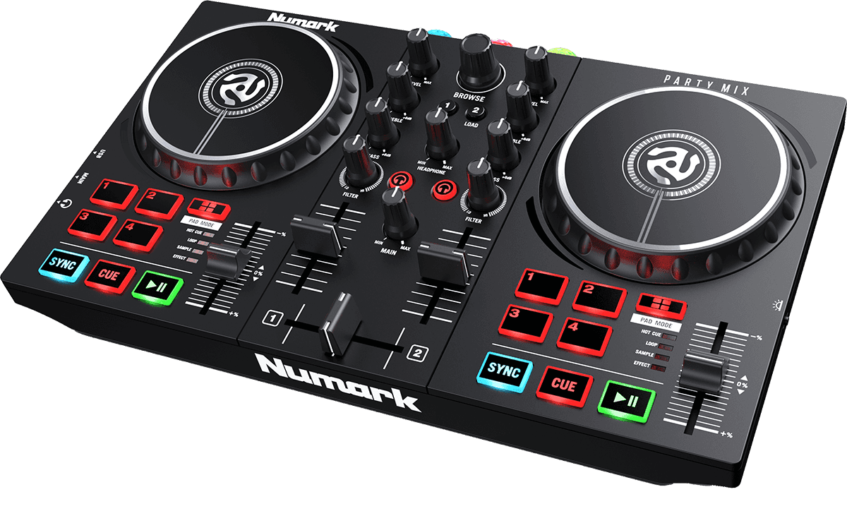 PARTY MIX 2 - 2-KANAL-DJ-CONTROLLER