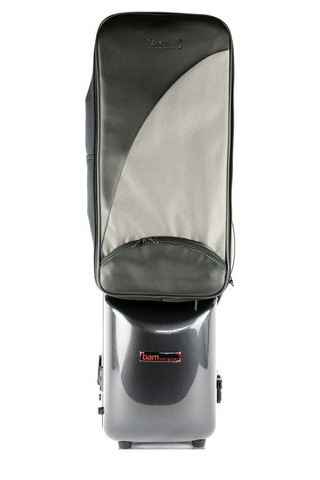 Bassklarinetten-Etui in C Hightech + Etui 2 Klarinetten B/A - Schwarz Carbon