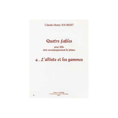 Joubert - L'altiste et Les Gammes - Alto et Piano