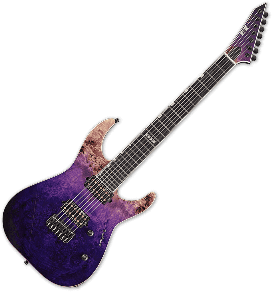 E-Ii M-Ii 7 Burled Male Hipshot Purple Natural Fade
