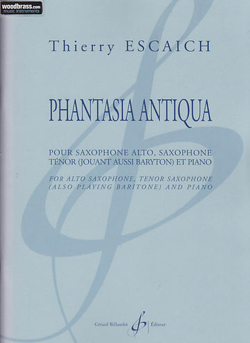 Escaich TH. - Phantasia Antiqua - Saxophone et Piano