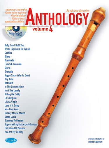 CAPPELLARI ANDREA - ANTHOLOGY VOL.4 + CD - SOPRANO RECORDER