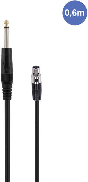 Power Studio AUDIOCAB 4052 Klinke auf Mini-XLR 4-polig (Shure) 60 cm