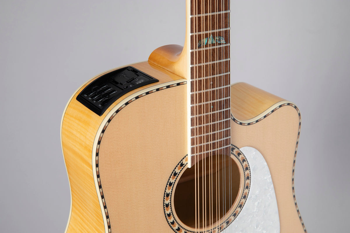 GD74CE-12 Dreadnought Saiten Natur