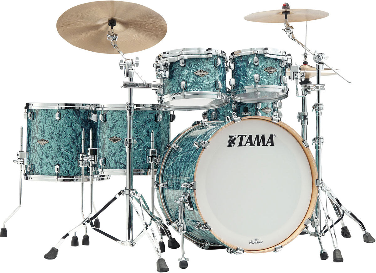 STARCLASSIC WALNUT/BIRCH STUIO 22 DRUM KIT TURQUOISE PEARL