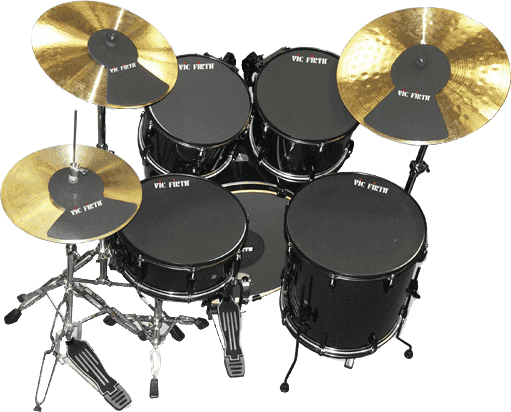 MUTEPP7 DRUMSET MUTE 10/12/14/14/18 + HI-HAT + 2 CYMBALS