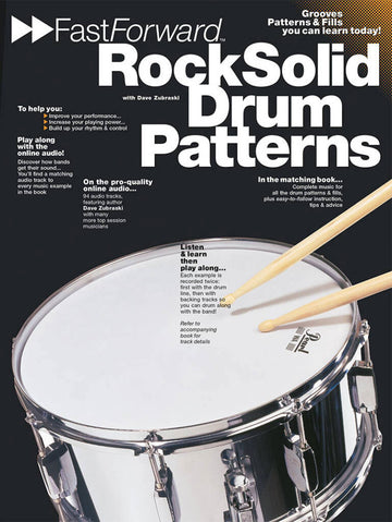 FAST FORWARD ROCK SOLID DRUM PATTERNS + AUDIO - DRUMS