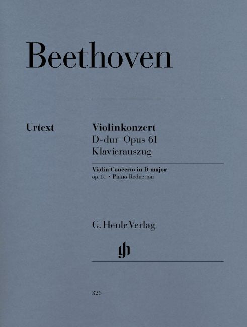 Beethoven L.V. - Concerto D Major Op. 61 For Violin And Orchestra