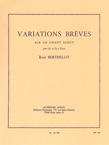 Variations breves sur un Chant scout